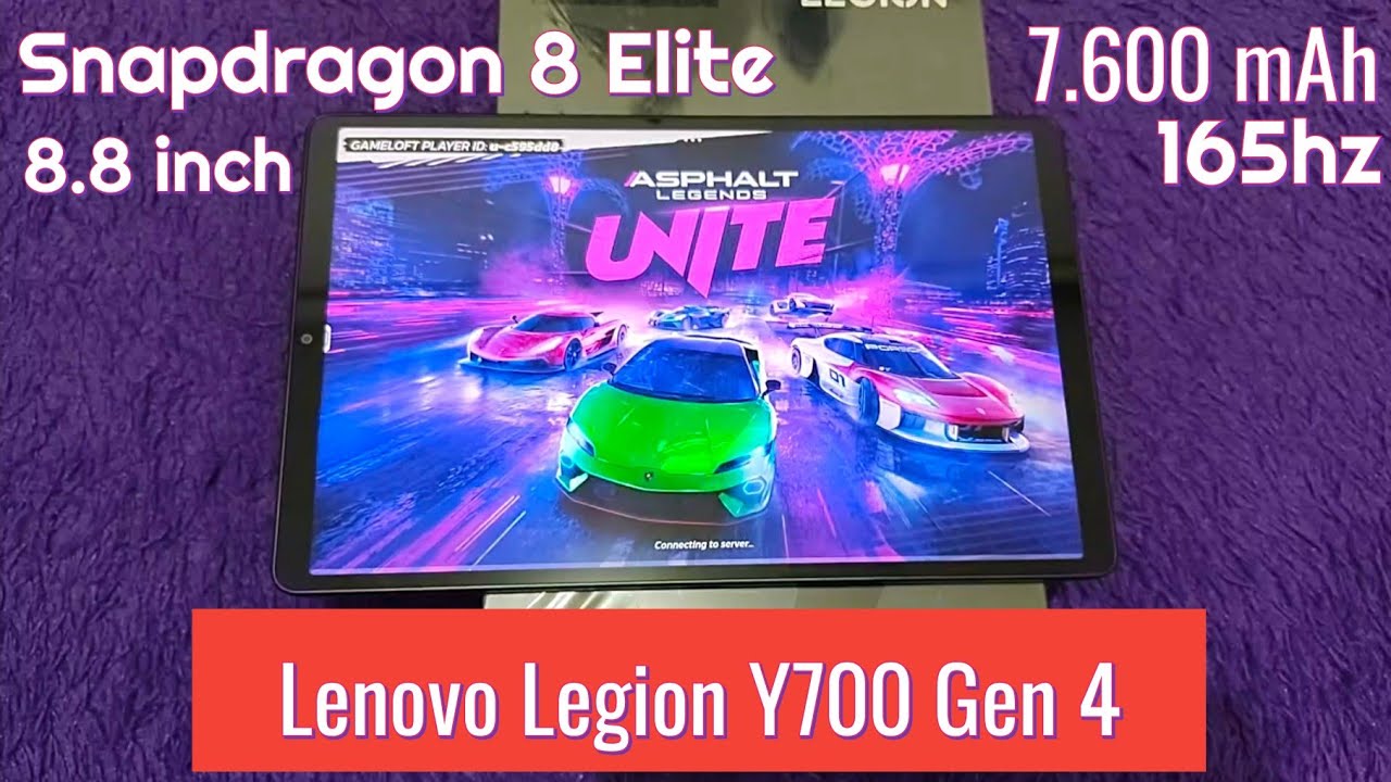 Unboxing Tablet Lenovo Legion Y700 Gen 4 Snapdragon 8 Elite