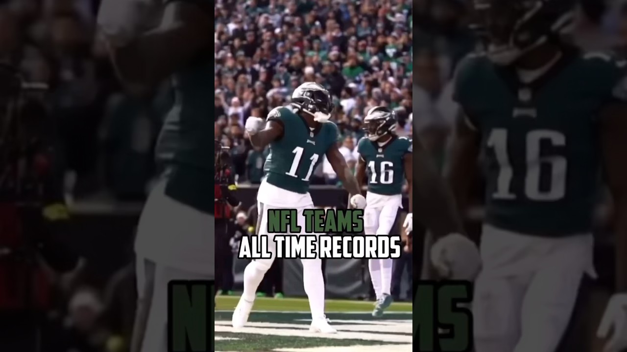 NFL Teams All Time Records #nfl #shorts
