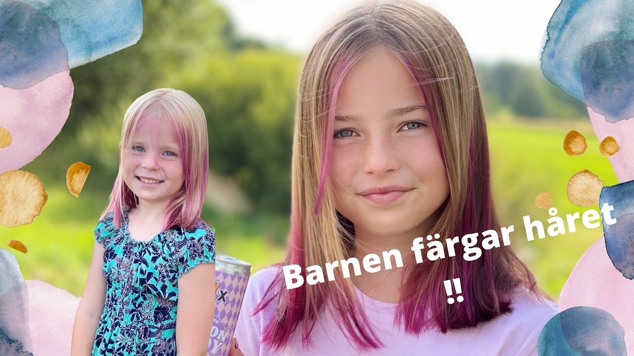 Barnen färgar håret rosa ?! - VLOGG