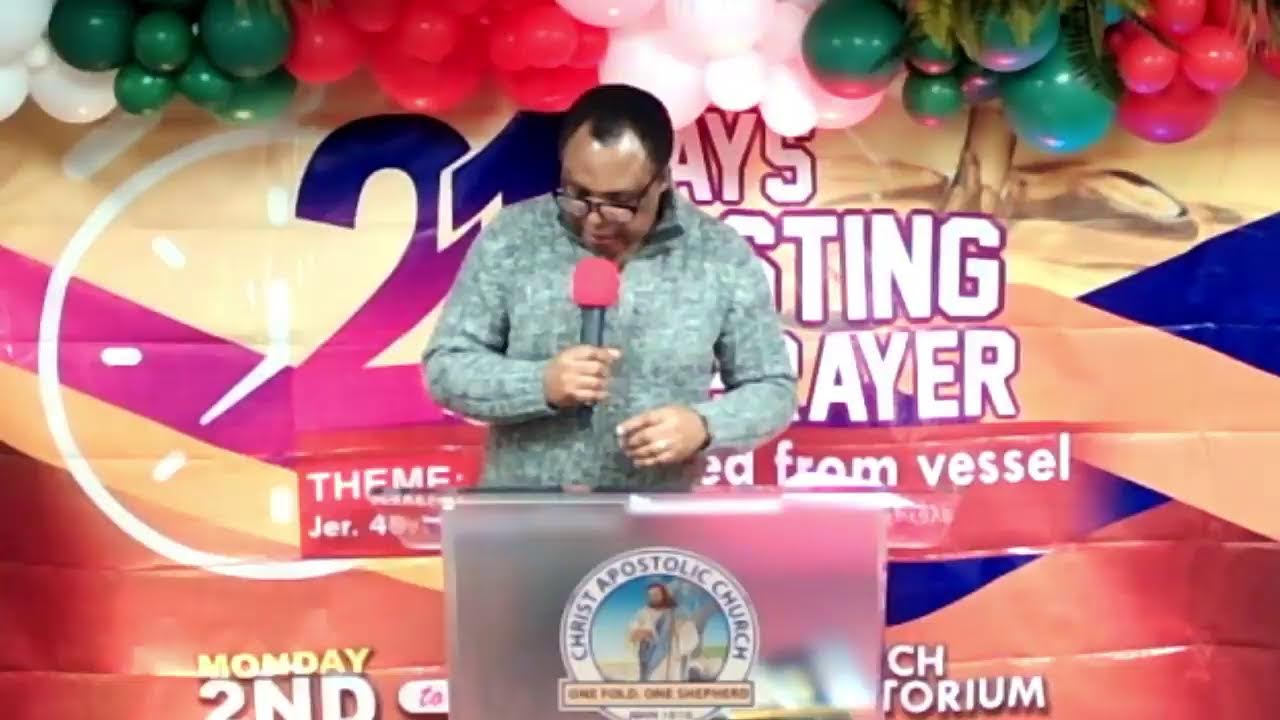 Christ Apostolic Church, HOP UK Prayer - 2026 Annual 21 Days Fasting and Prayer Day 9