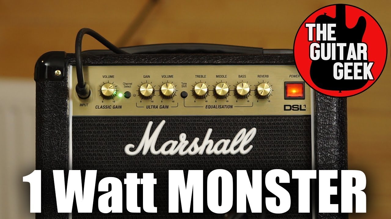 Обзор комбо-усилителя Marshall DSL-1 — миниатюрный и мощный или крошечный и ужасный?