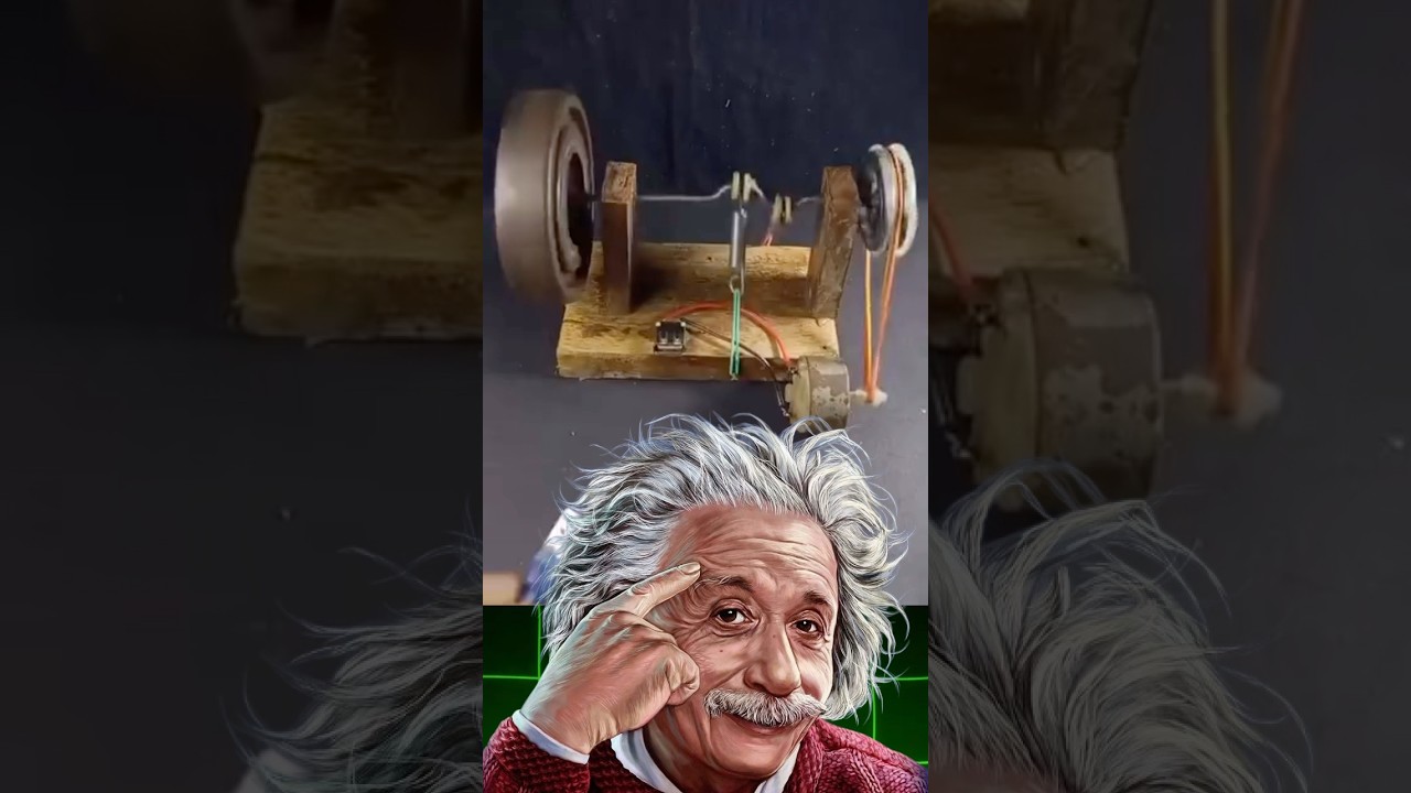 DIY Flywheel Free Energy | Spring Generator Idea ⚡