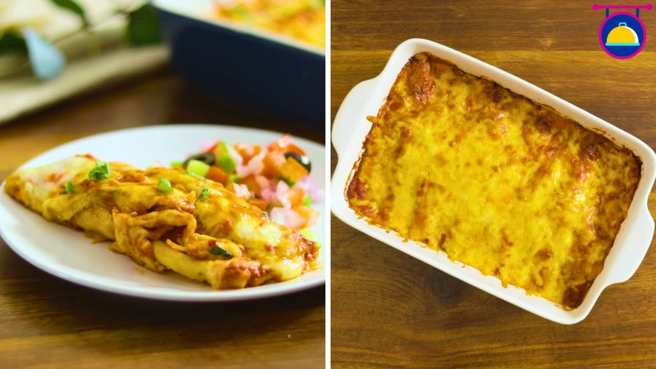 Enchiladas Au Poulet Faciles | Recette Parfaite Pour Un D&icirc;ner En Semaine