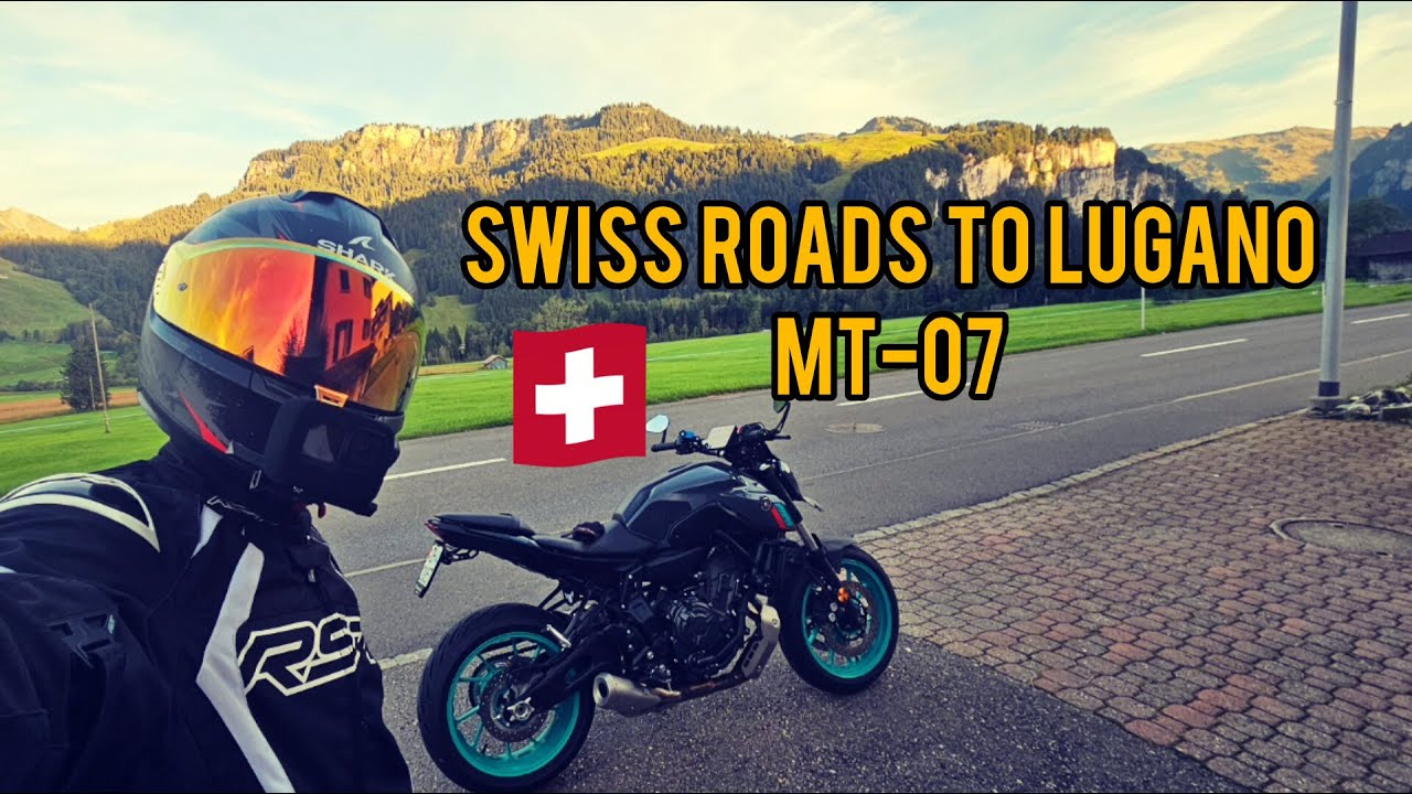 [4K] - MT-07 PURE SOUND I SWISS ROADS TO LUGANO