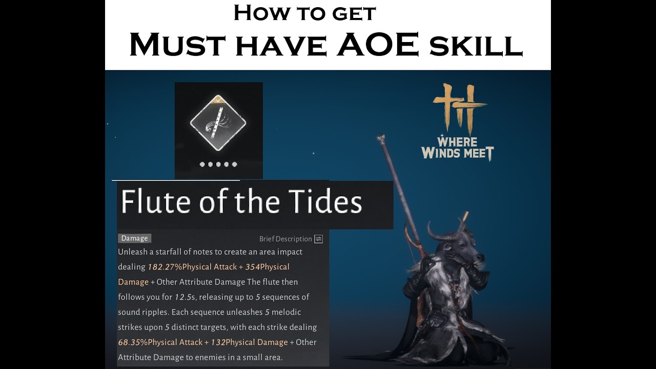 Where Winds Meet – How to Get Mystic Skill Flute of the Tides | Full Walkthrough Guide