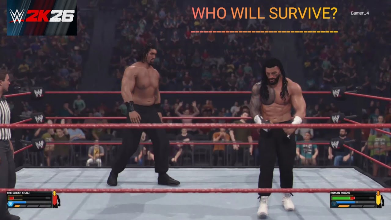 WHAT IF GREAT KHALI FACED ROMAN REIGNS? 😳 WWE 2K26