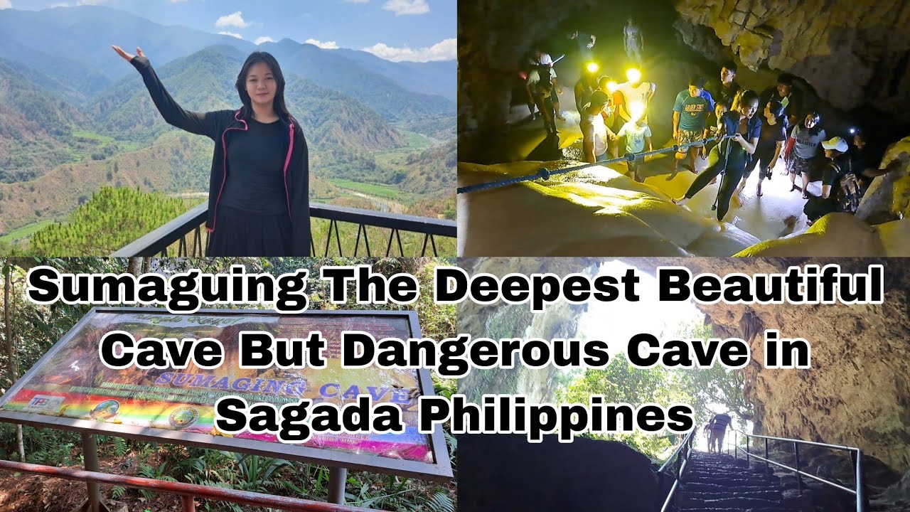 Sumaguing The Deepest Beautiful Cave But Dangerous Cave in Sagada Philippines #beyoncefraylevlogs