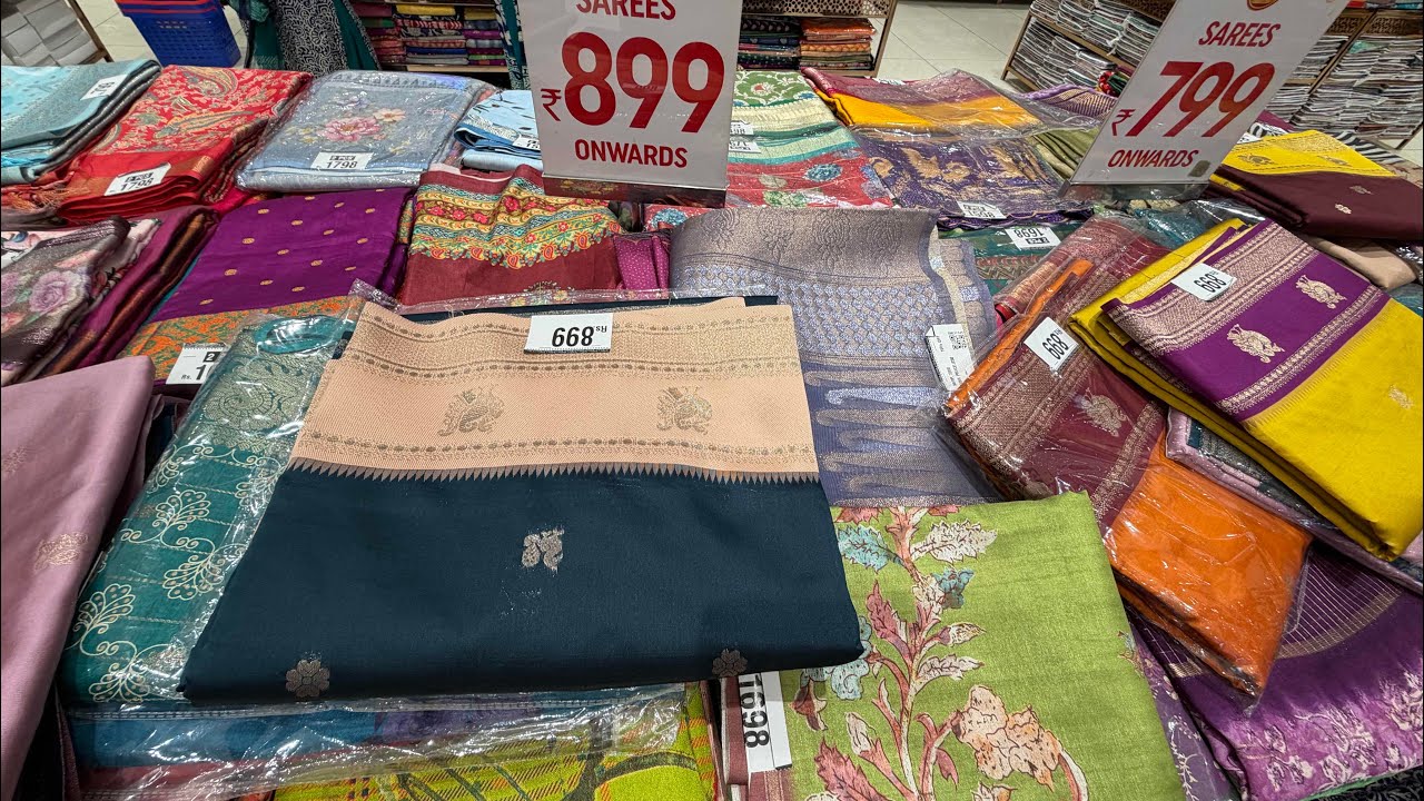  చెన్నయ్ షాపింగ్ మాల్ లో సంక్రాంతికి కొత్తగా వచ్చిన సారీస్ |Chennai shopping mall offers |Sar