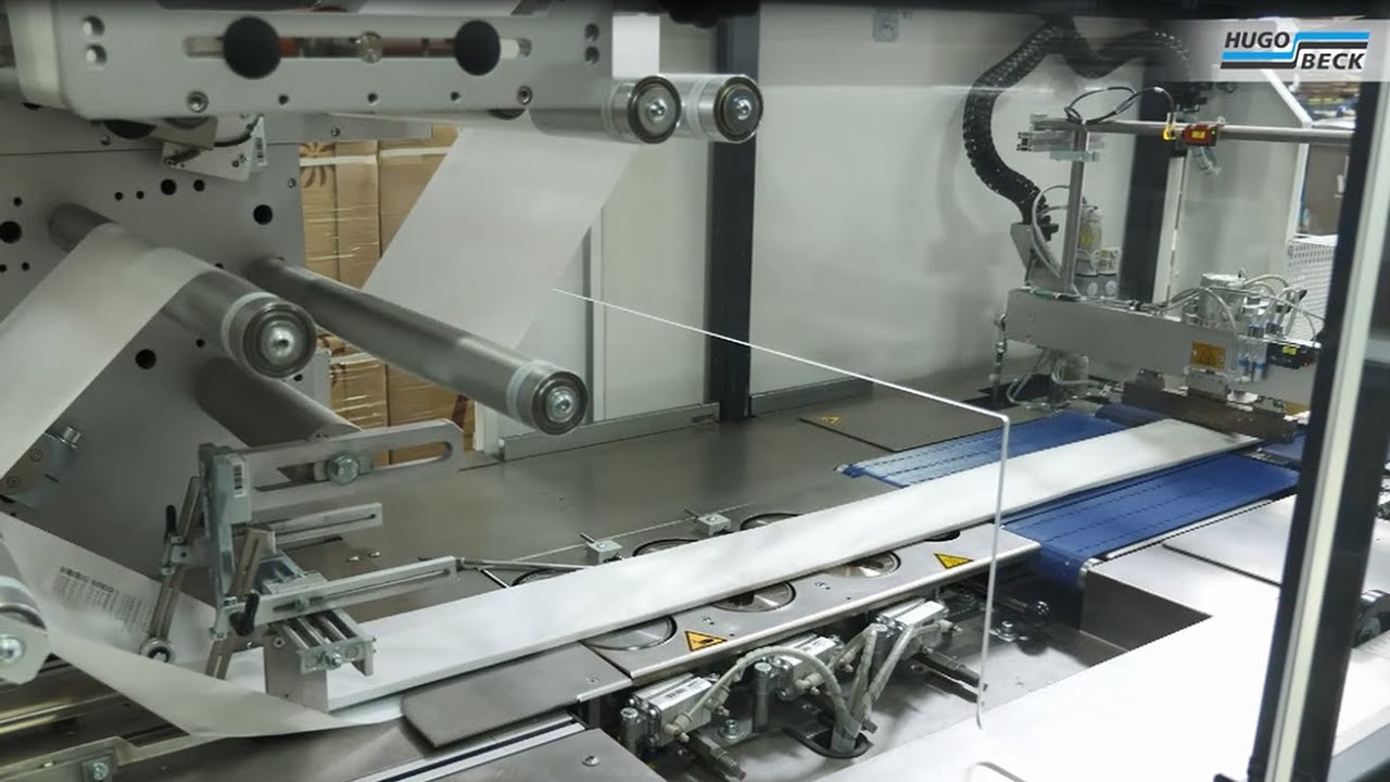 Hugo Beck - Flowpack Machine for Paper Packaging
