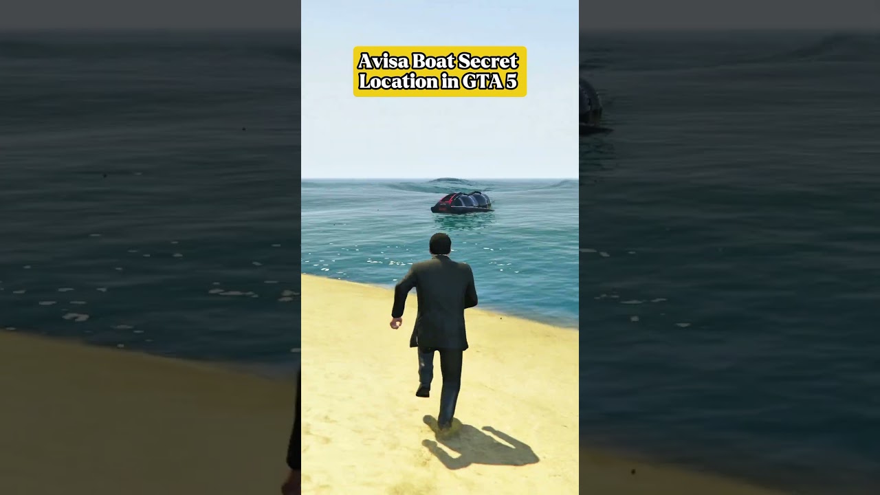 Avisa Boat Secret Location in GTA 5. 