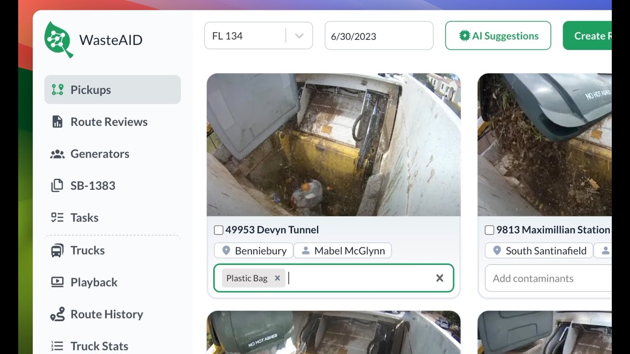 Introducing WasteAID, a Software for Waste Management