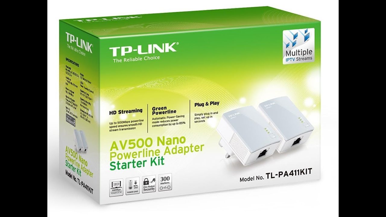 TP-Link AV500 Nano TL-PA4010KIT Unboxing