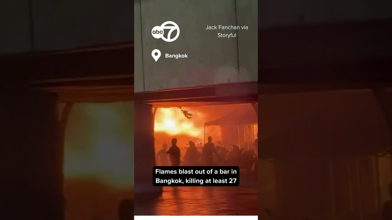 При пожаре в баре в Бангкоке погибли десятки людей, многие получили серьезные ранения