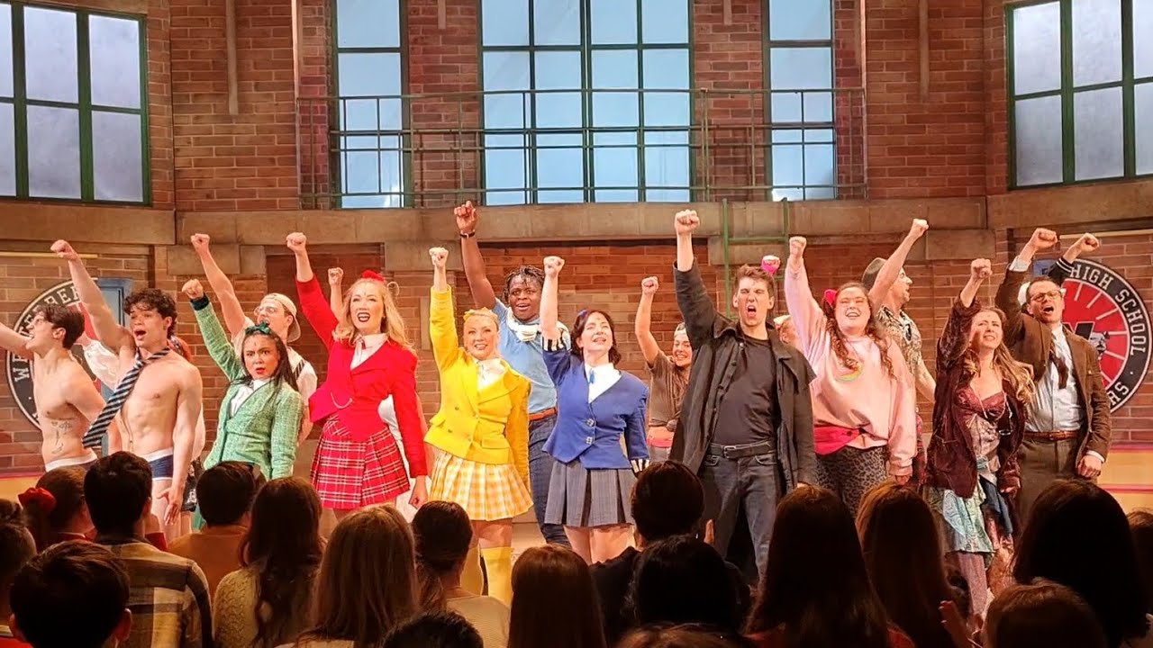 HEATHERS The Musical Full Curtain Call 1 June 2024 Soho Place London Bows Jenna Innes Keelan McAuley