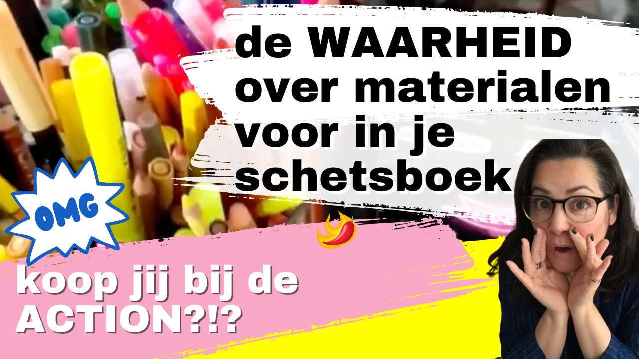 Welke Materialen zijn echt goed voor in een schetsboek? #action #art #schetsboek