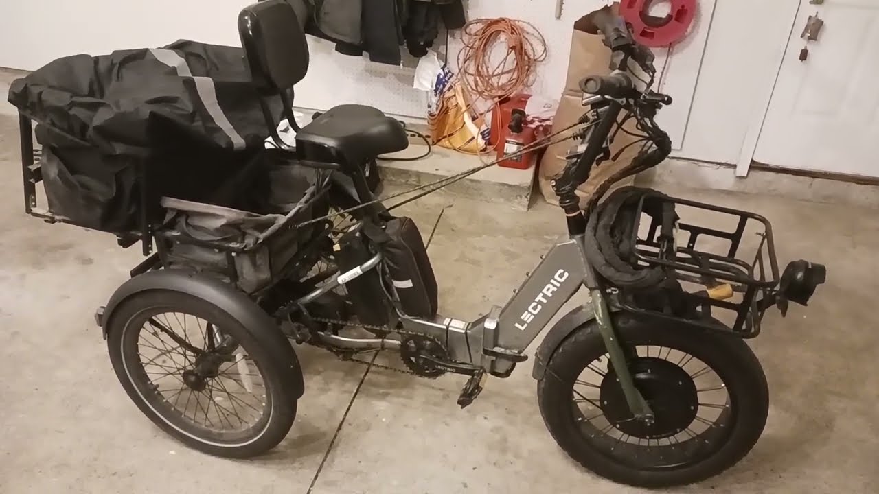 Highly Modified 38mph Lectric Trike! My Daily Commuter!