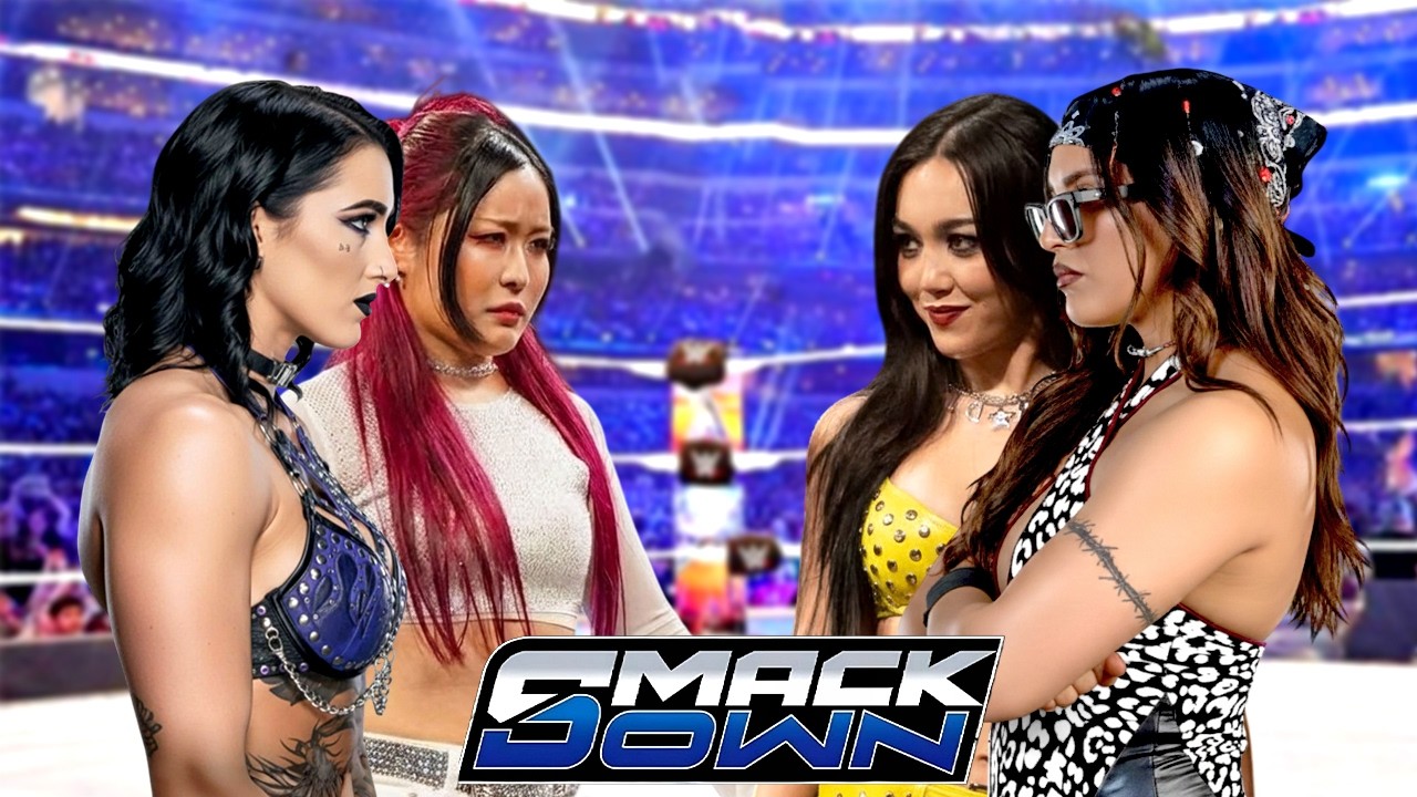 Полный матч: Риа Рипли и Айо Скай против Роксанн Перес и Ракель Родригес | WWE SmackDown 07-марта...