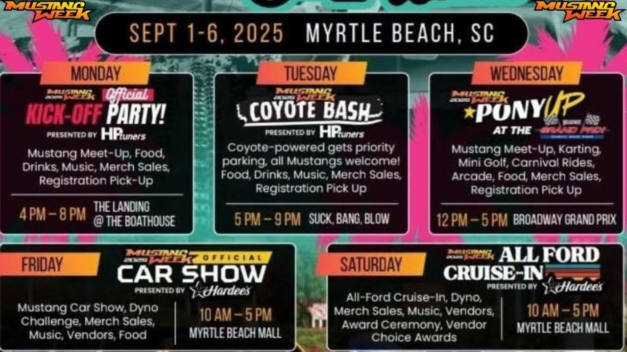 Mustang Week Day 1 Kick off Party
