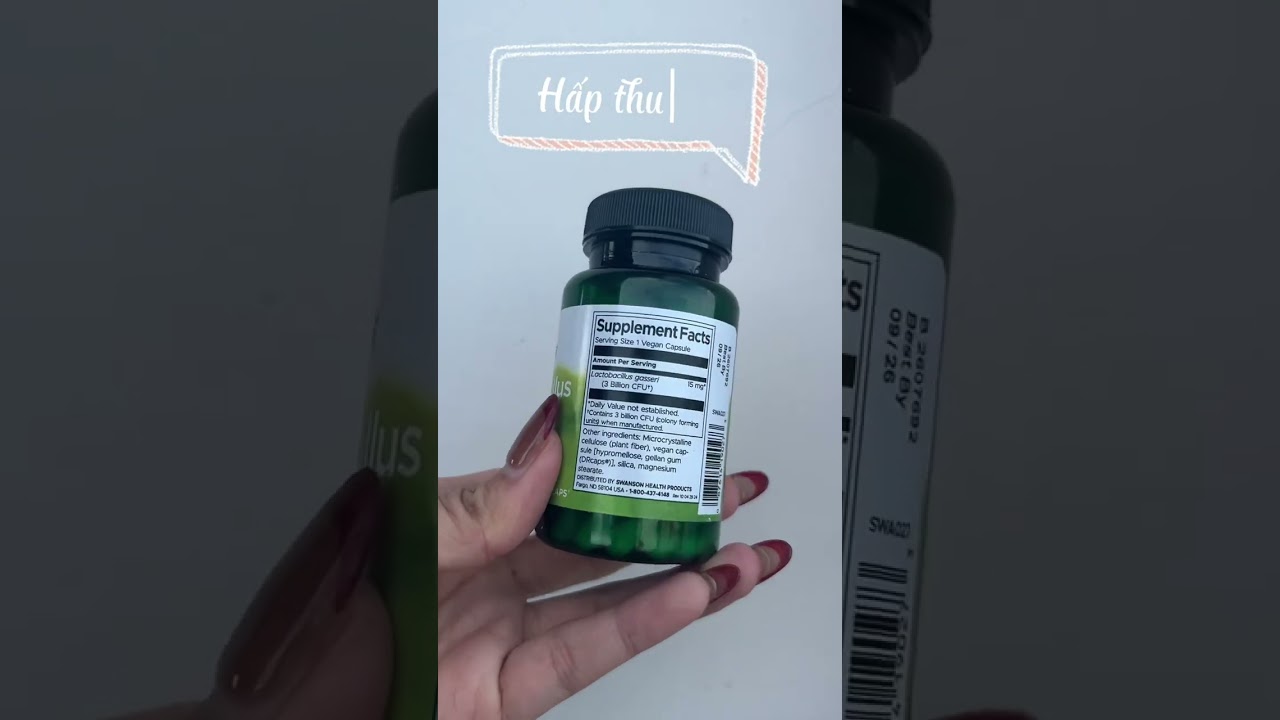 Swanson Lactobacillus Gasseri -khỏe từ b&ecirc;n trong!