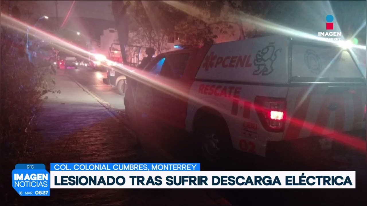 В Монтеррее мужчина получил удар электрическим током | Первый выпуск MTY News