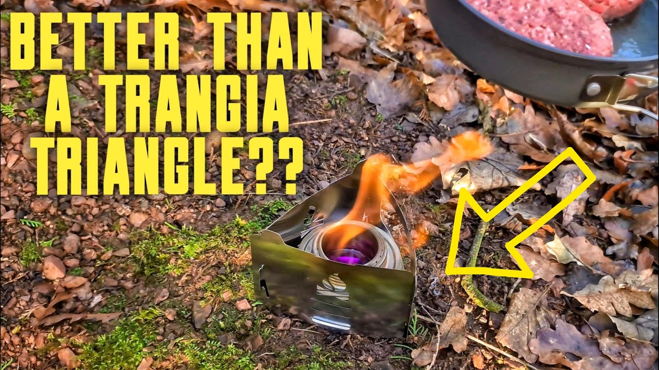 Burgers In The Woods - Trangia Cooking Using The Bushbox Ultralight Stove By Bushcraft Essentials