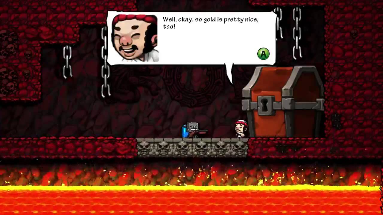Spelunky HD - Hell 5 2 & King Yama Fight + Ending
