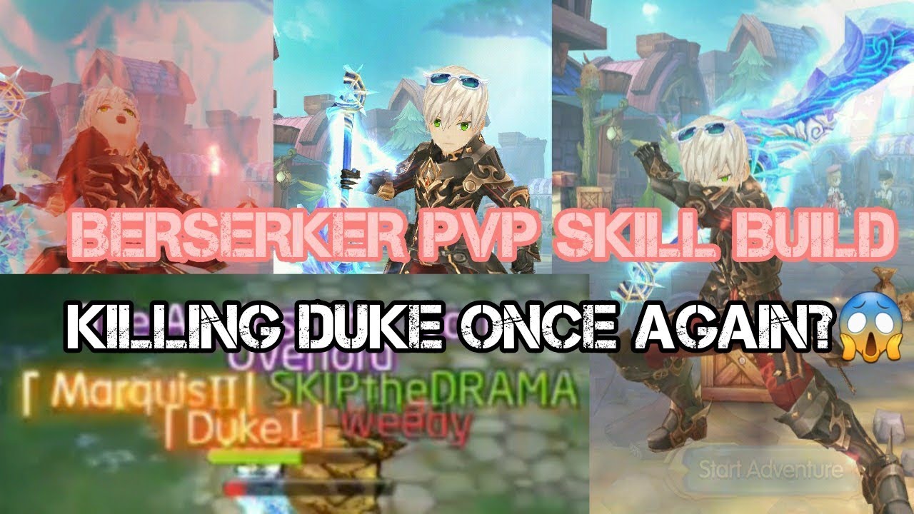 BERSERKER PVP SKILL BUILD! - Tales of Wind | Laplace M
