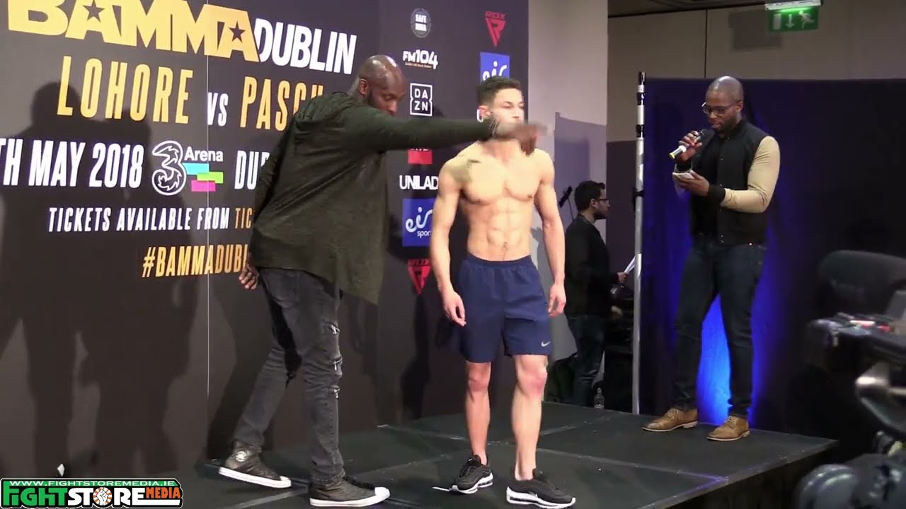 Bamma 35 Weigh Ins from the Green Isle Hotel, Dublin