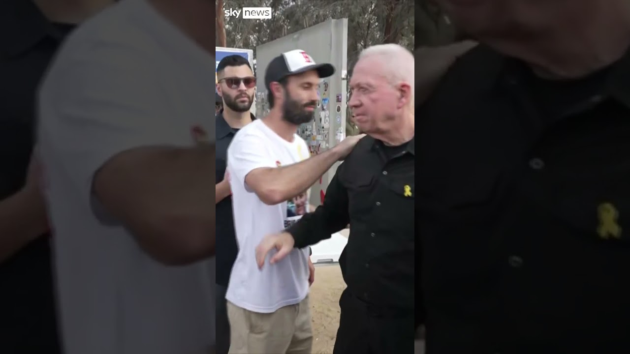 Yoav Gallant declines to answer Sky's Yalda Hakim's question on hostage deal