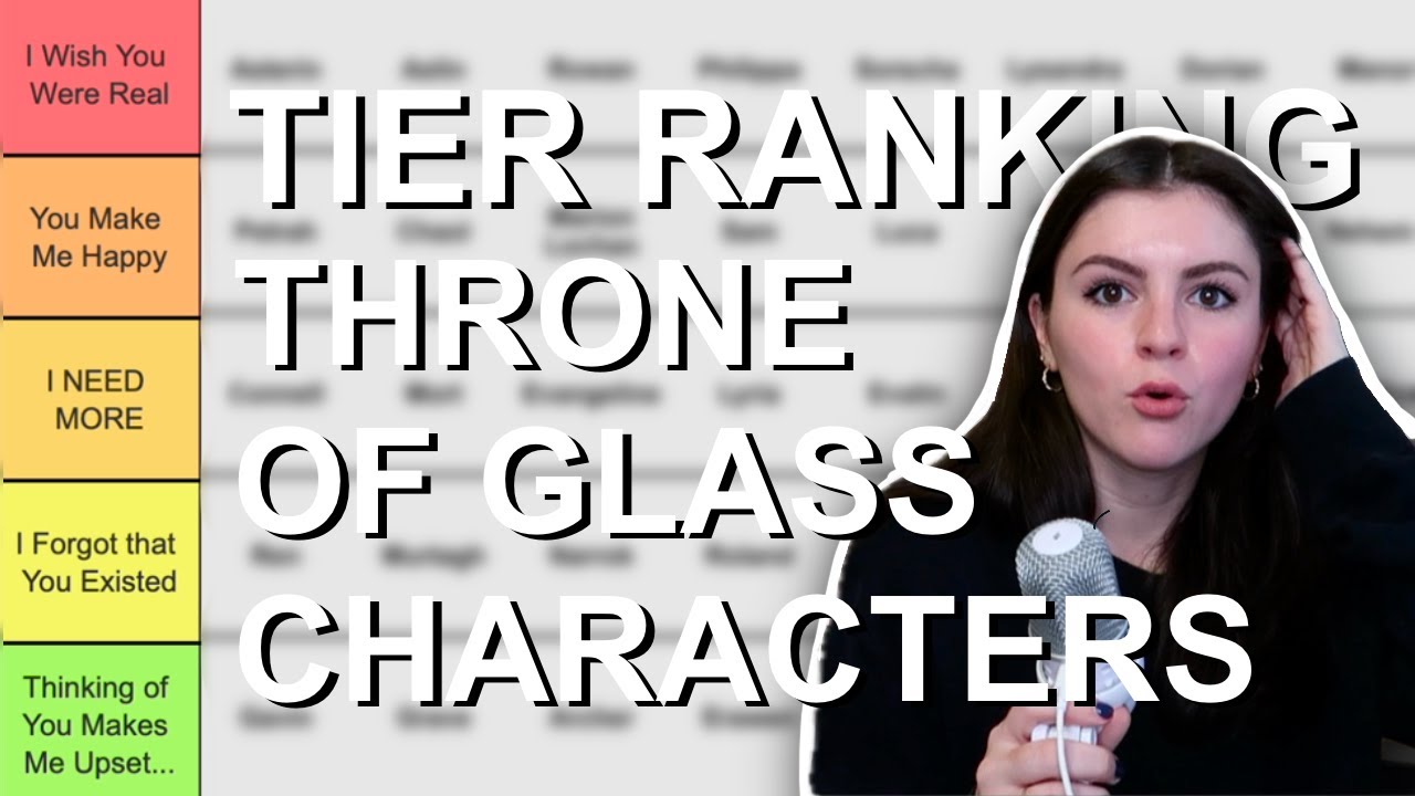 Tier Ranking Thorne of Glass Characters ❄️ Bookmas day 13