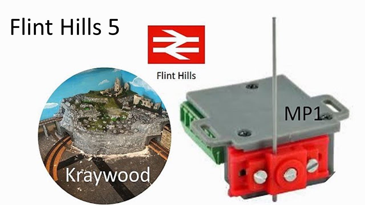 Flint Hills Model Railway  MP1 point motor & Kraywood N Gauge layout