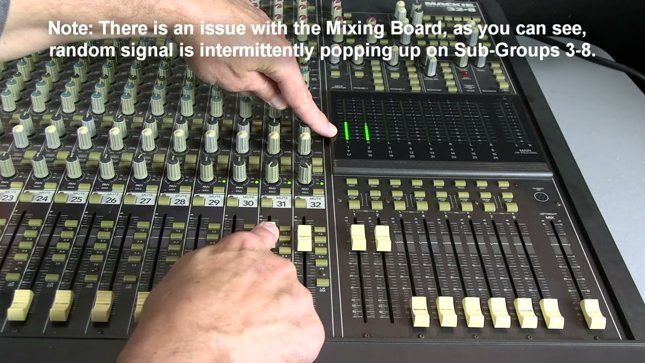 Mixing Boards - The Basics of Sub-Groups / Sub-Mixes on an Analog Mixing Board.