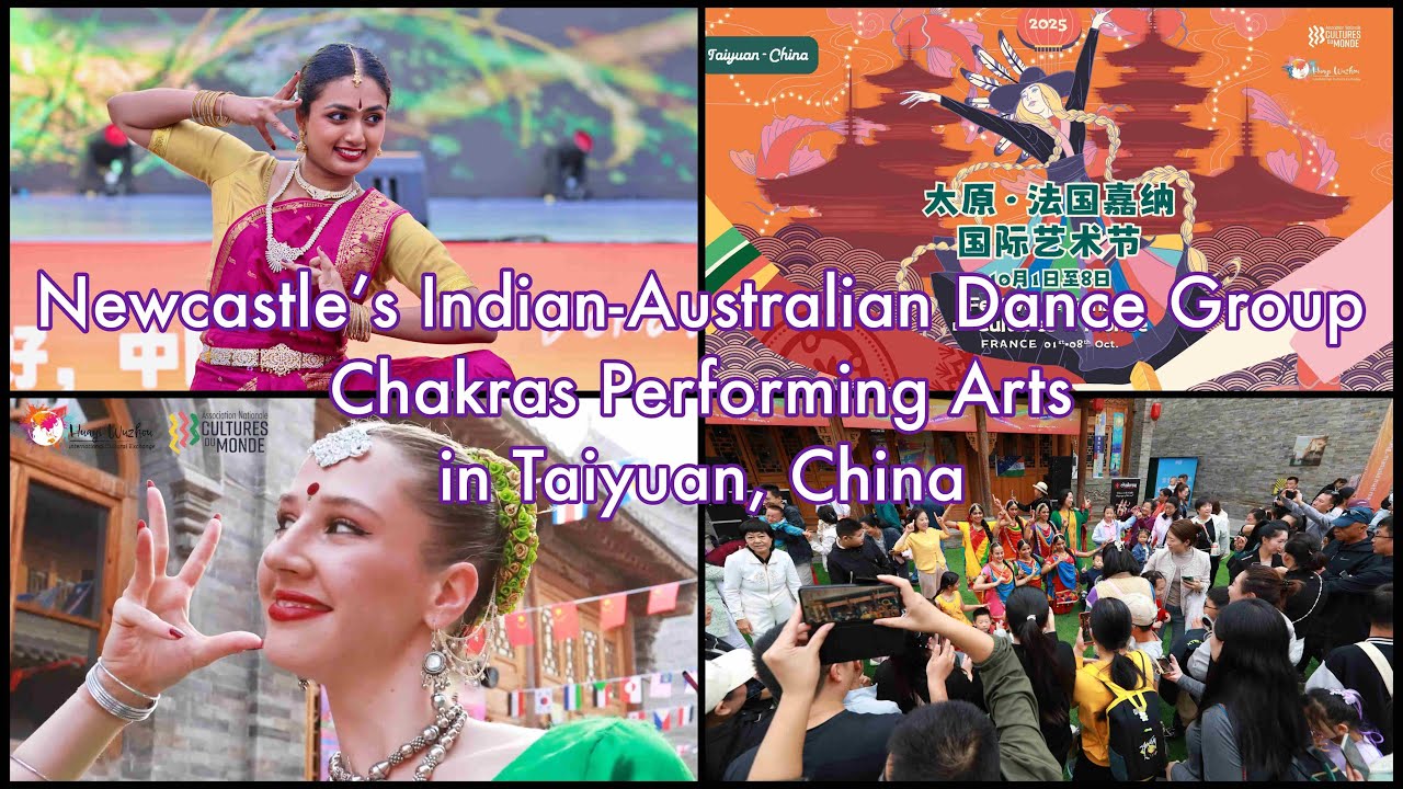 Newcastle's Chakras Dance Team in China's UNESCO Festival
