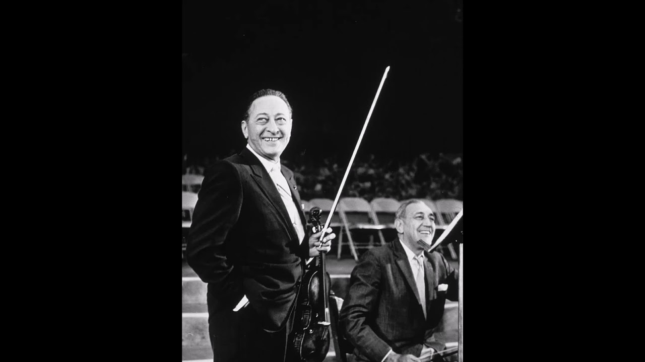 Brahms: Double Concerto in A minor, Op. 102 - Jascha Heifetz, Gregor Piatigorsky, Alfred Wallenstein