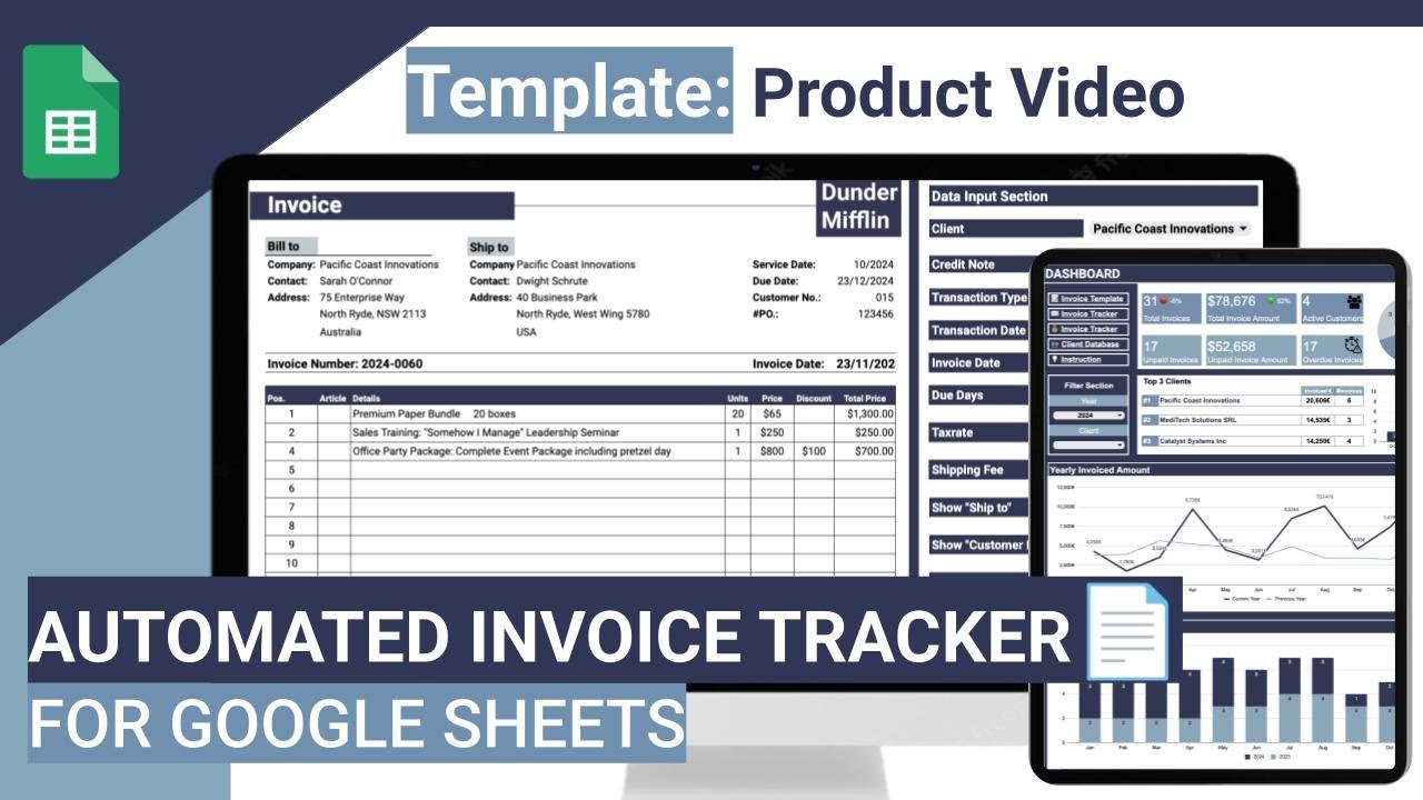Automate your Invoicing: The Ultimate Finance Template for Freelancers & Small Businesses!