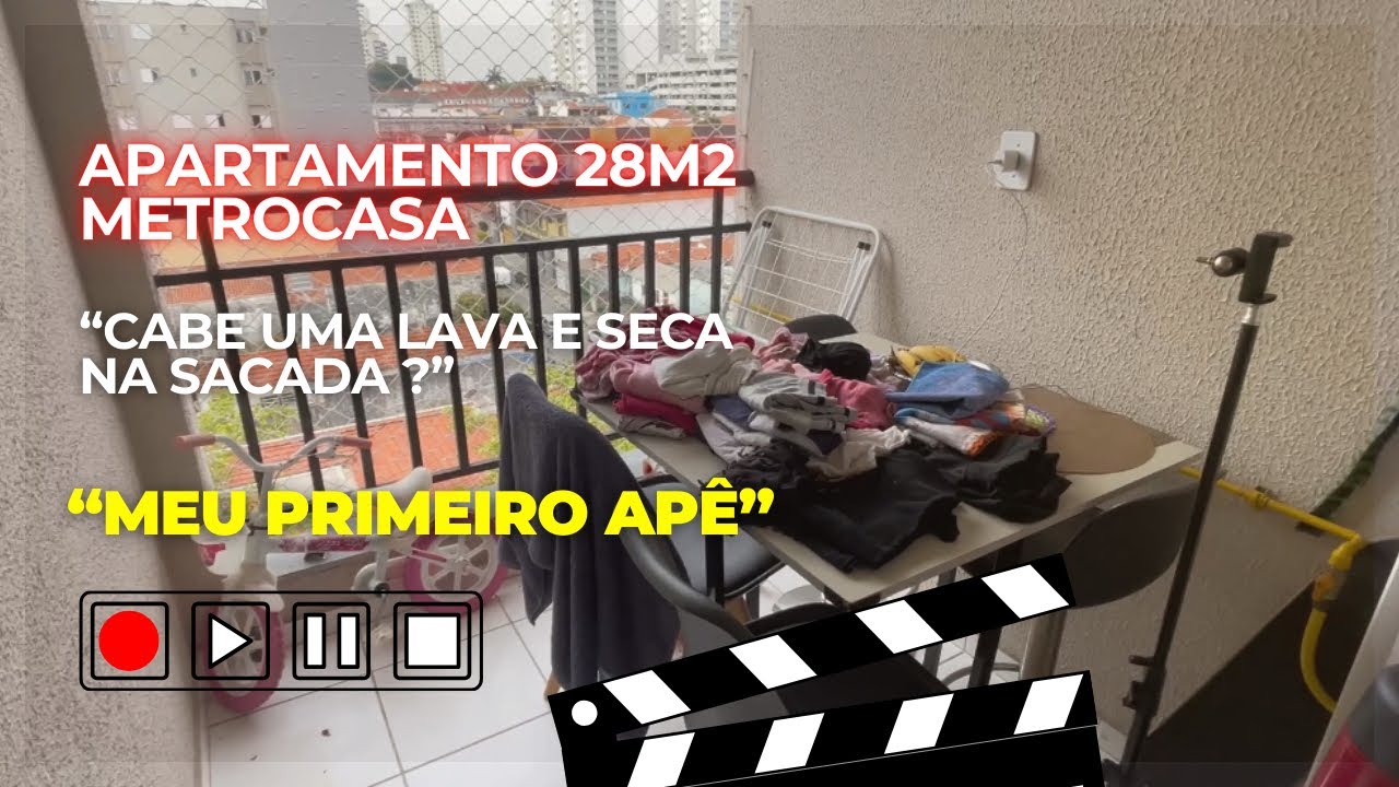 Será que pode uma máquina de lava e seca na sacada ? | Monalisa Ornilo 