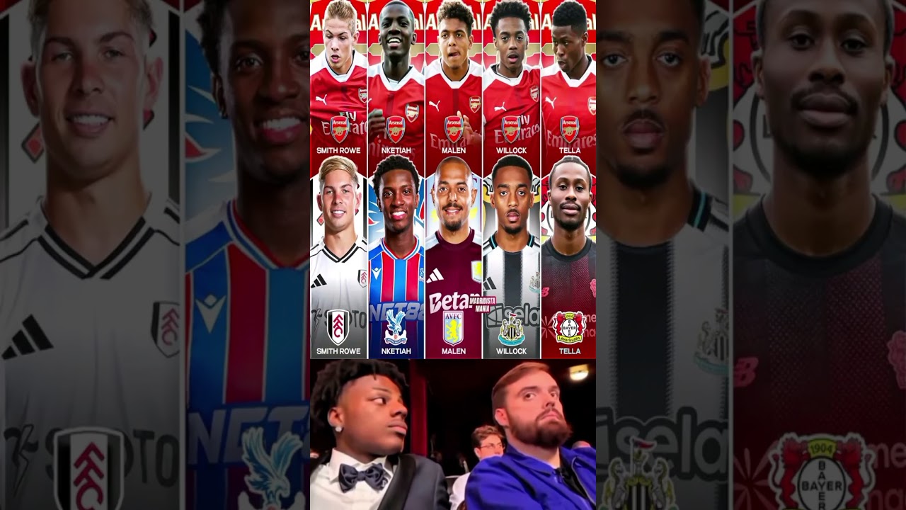 Arsenal Academy Stars 🔥 THEN vs NOW &mdash; Full Career Comparison