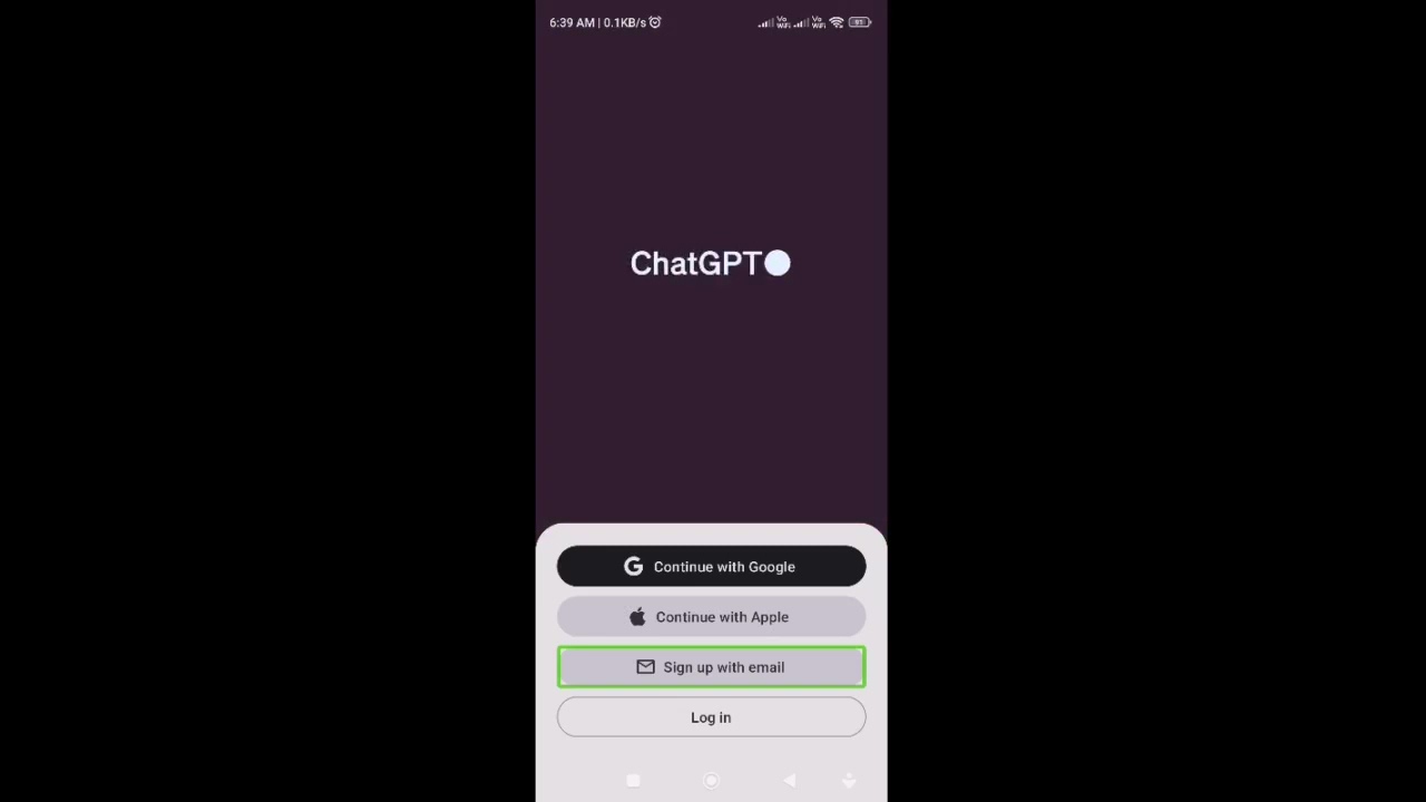 chat GPT official Android application  with open AI for blind very accessible use chat GPT in Hindi