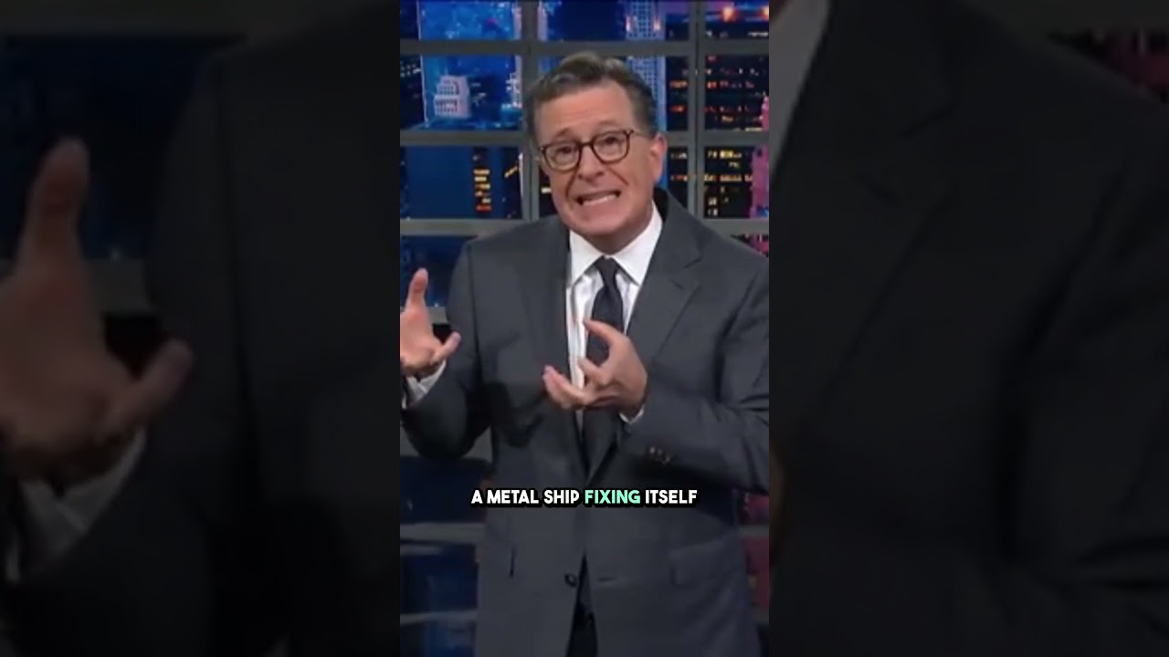 Stephen Colbert Reacts to Hellfire Missile UFO Video 🚀🛸 | UAP Hearing Shocker