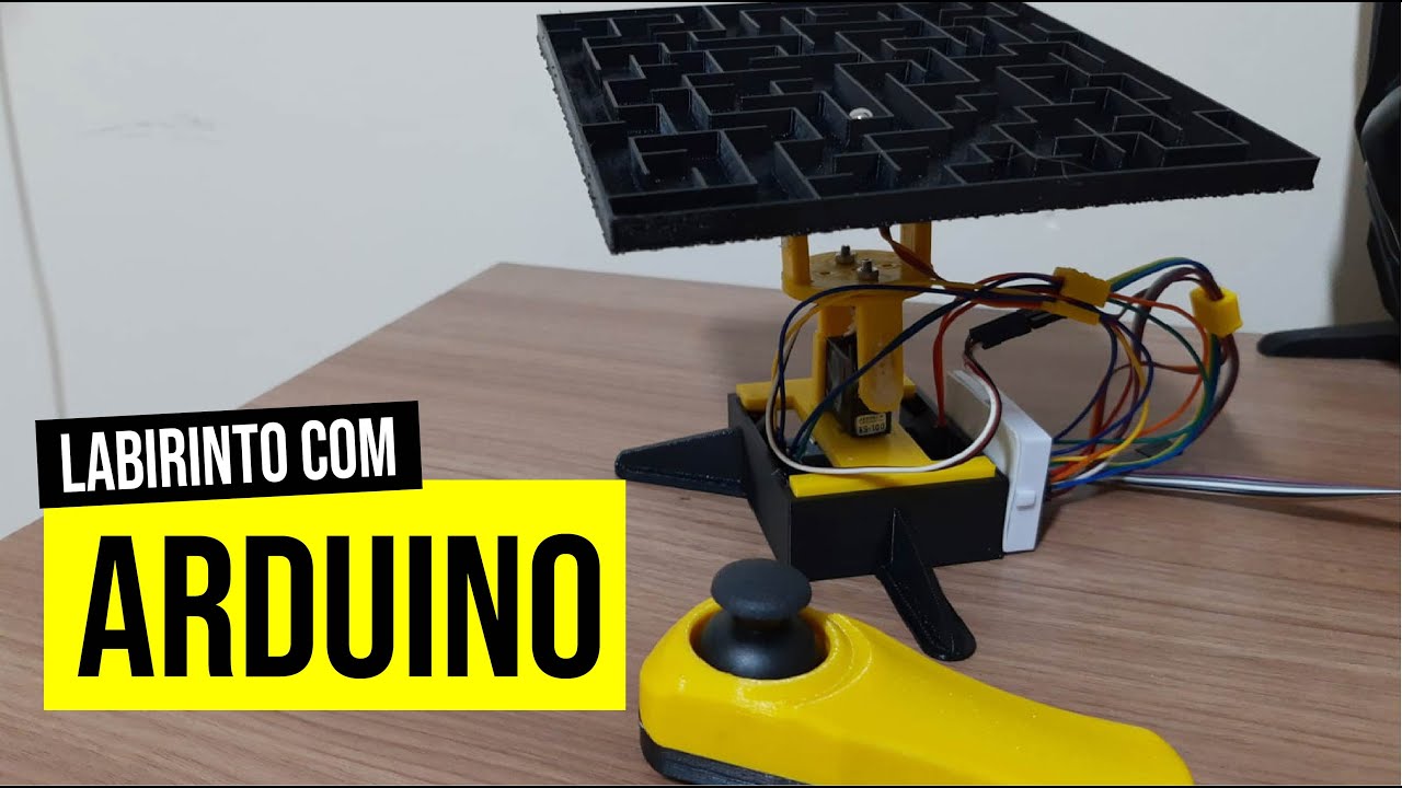 COMO FAZER UM LABIRINTO 3D COM ARDUINO E JOYSTICK