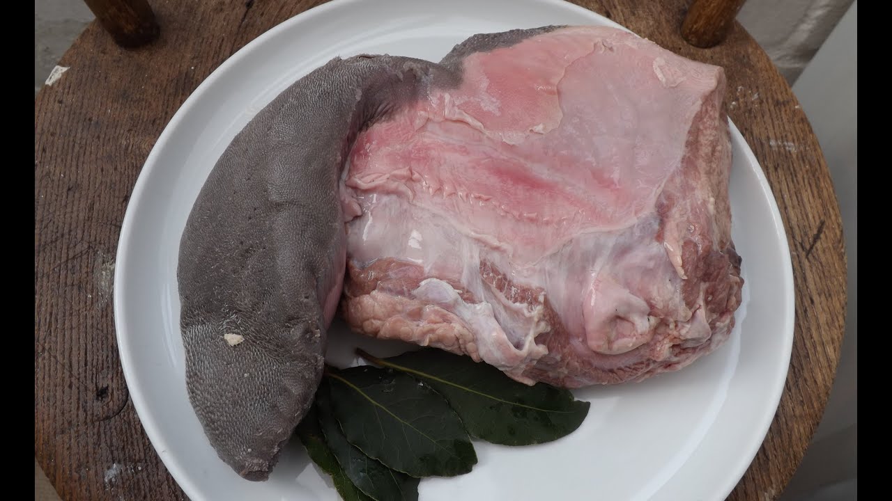 How To Prepare And Cook Cow/Ox Tongue.(the whole process)...