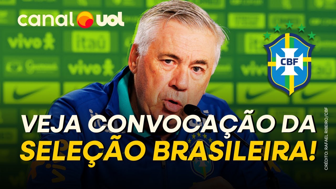 CONVOCA&Ccedil;&Atilde;O DA SELE&Ccedil;&Atilde;O BRASILEIRA: ANCELOTTI ANUNCIA LISTA COM VOLTA DE RODRYGO E MAIS