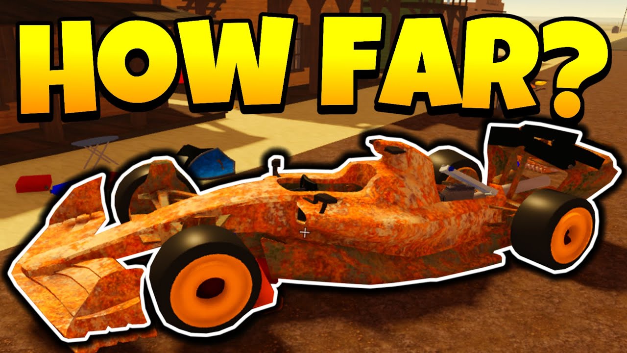 How Far Can You Travel With The Formula 1 Car In Dusty Trip