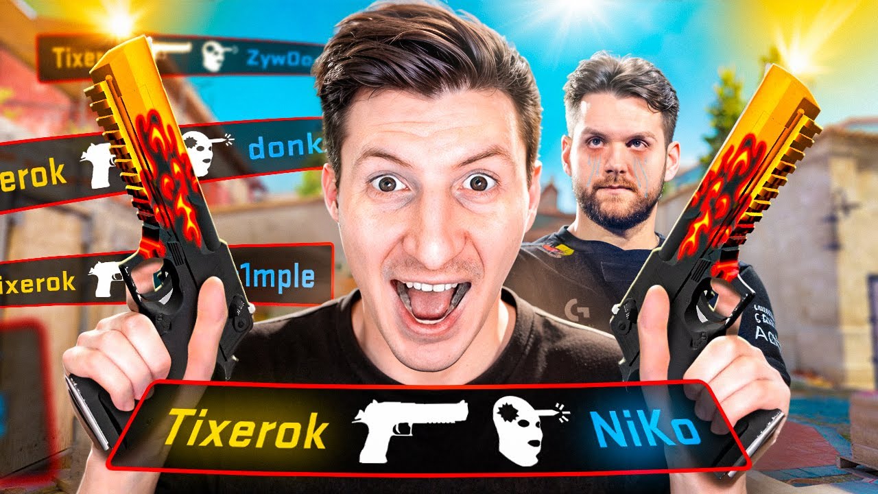 10.000 ЧАСОВ ТРЕНИРОВАЛ DEAGLE В CS2! NiKo В ШОКЕ! / PUBG