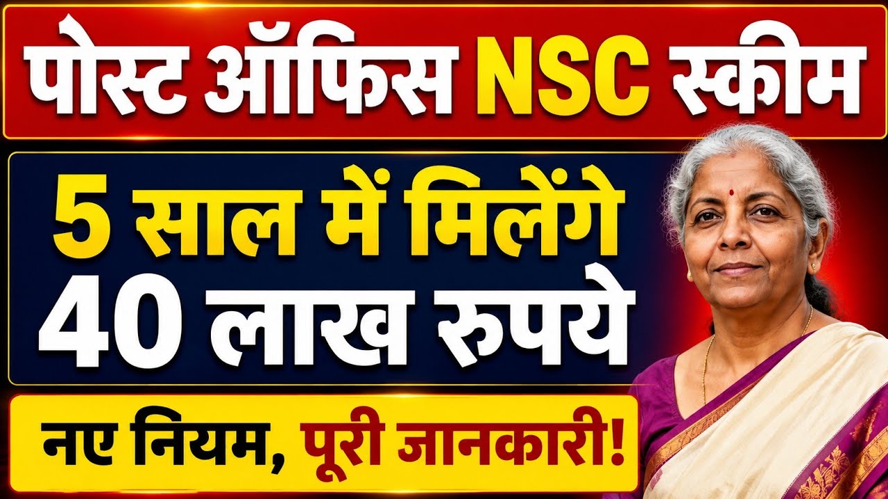 Post Office NSC Scheme 2026 | Interest Rate, Maturity & Tax Benefits | Post Office Best Scheme 