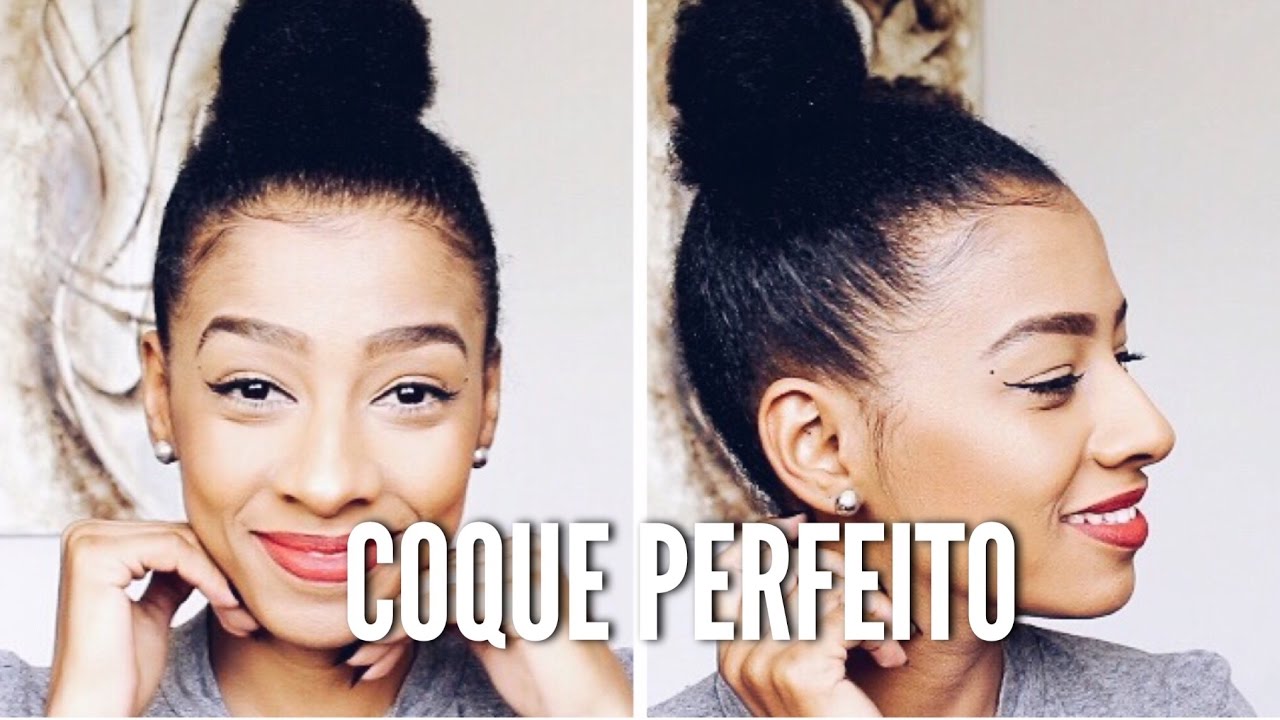 COQUE PERFEITO PARA CABELO CRESPO | MICHELE PASSA