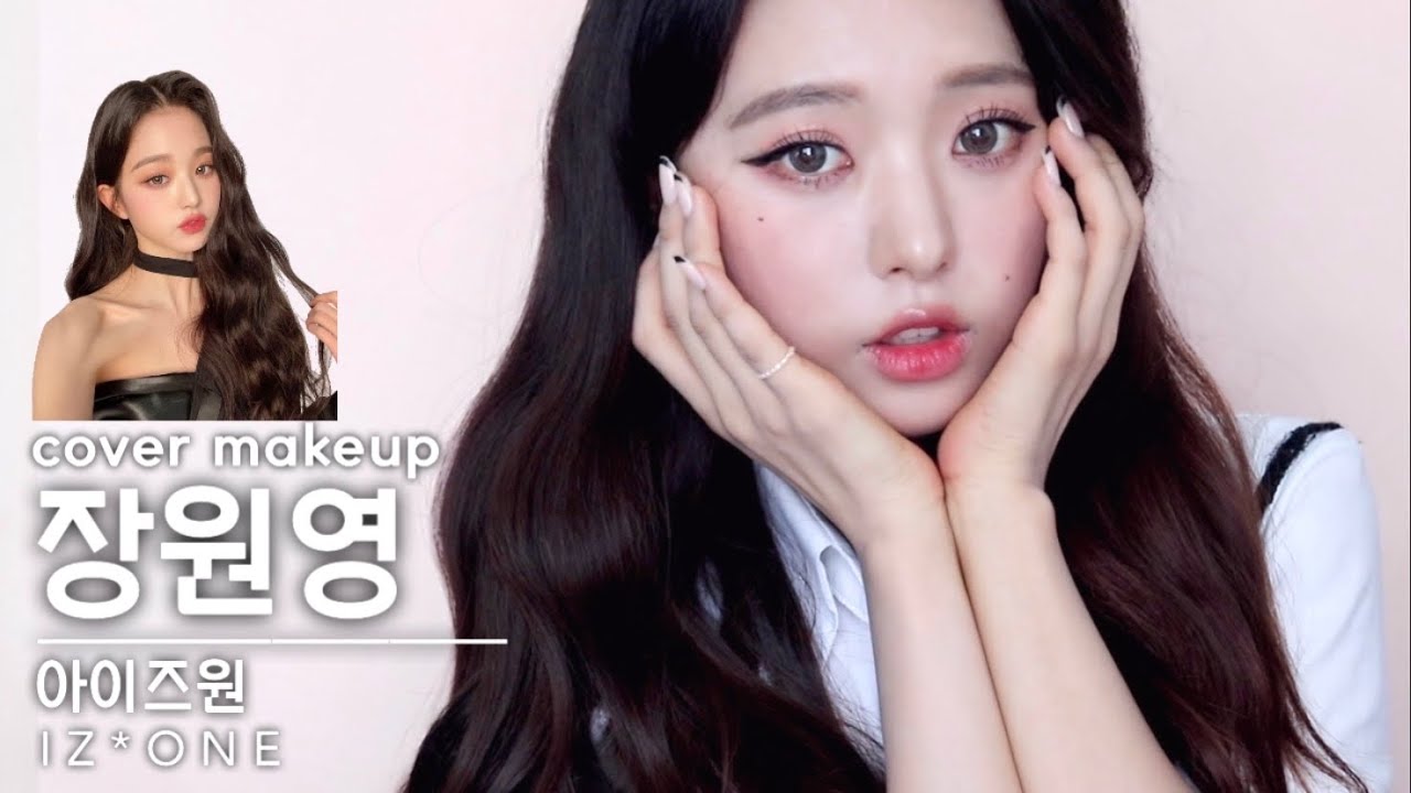 JPsub)IZ*ONE✨녕토끼🐰장원영 커버메이크업!💜