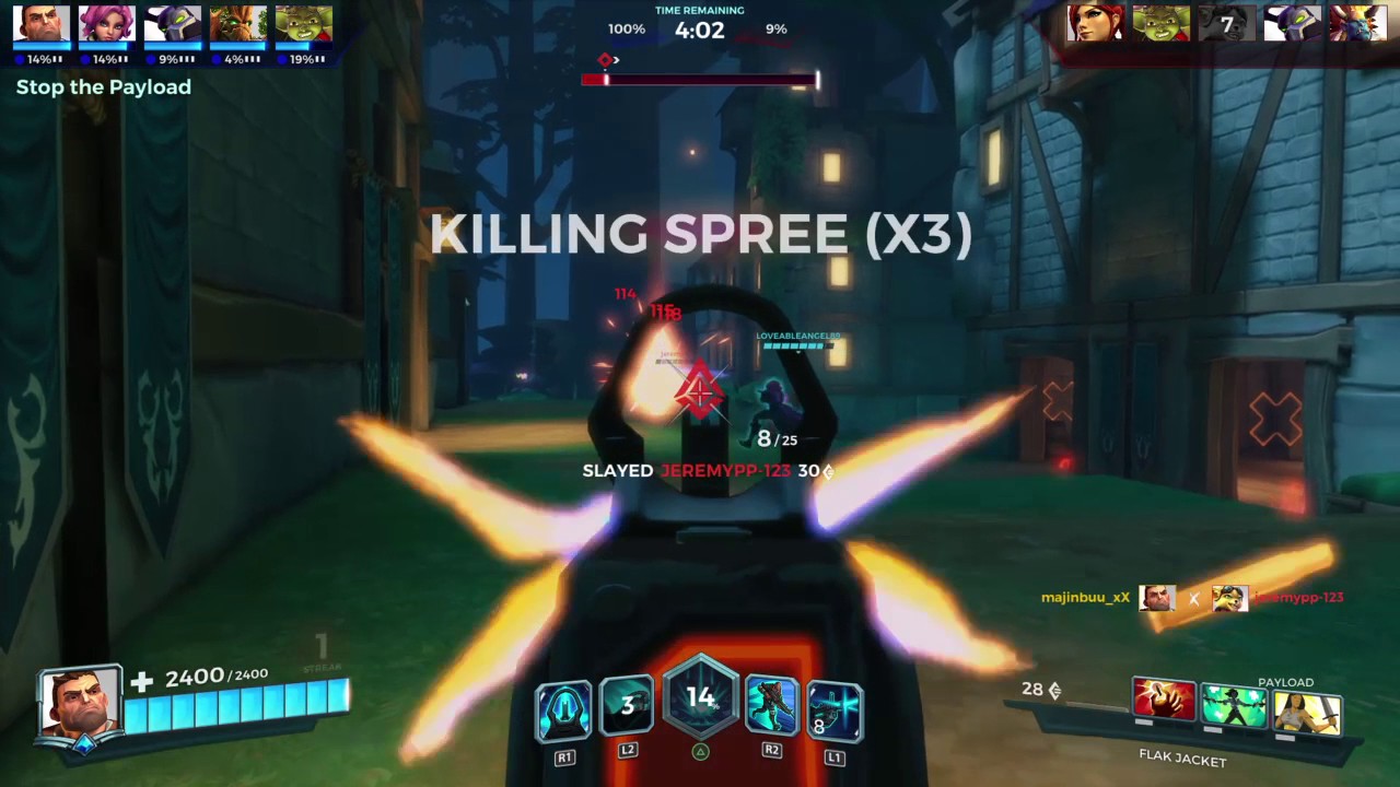 PS4 Paladins BETA | Victor Gameplay (no commentary)