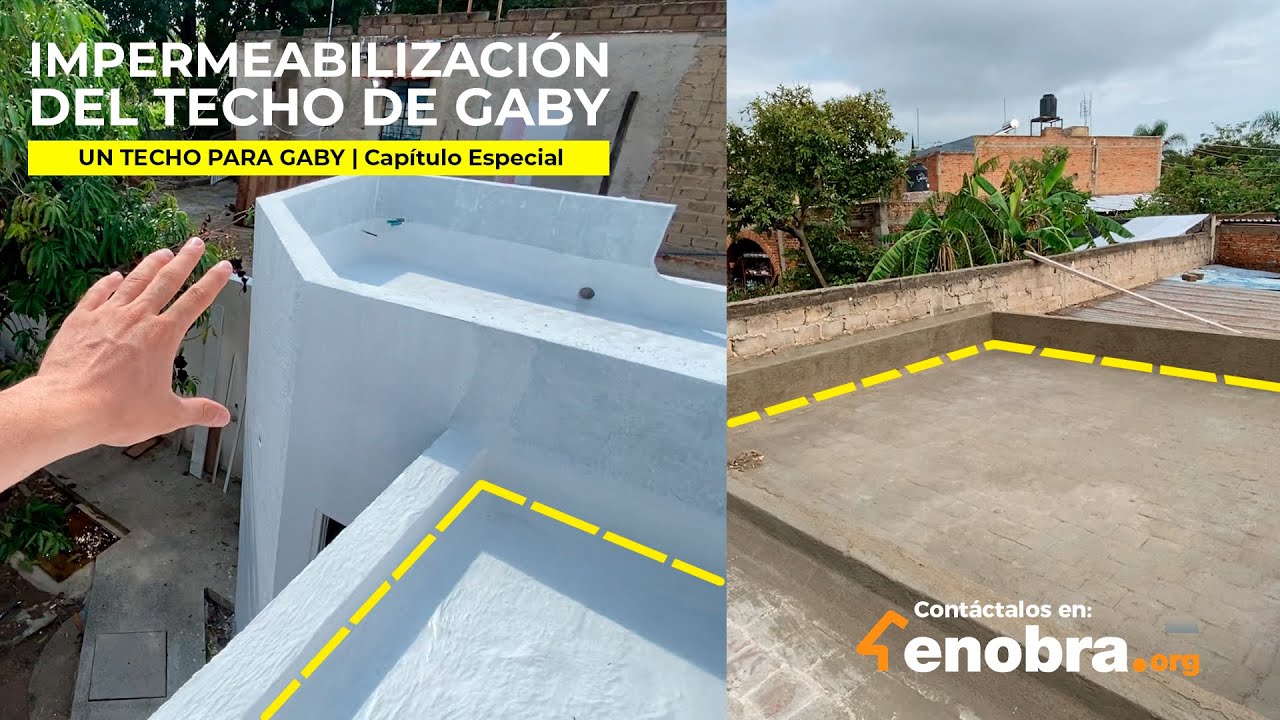 Así fue la IMPERMEABILIZACIÓN de AZOTEA y ENCALADO en CASA de GABY | Un techo para Gaby -Cap Esp