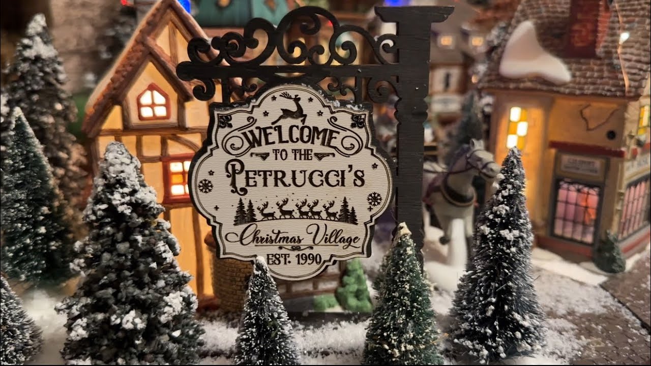Huge, beautiful Dept 56 Christmas village display! MUST SEE masterpiece! 🎄 2025